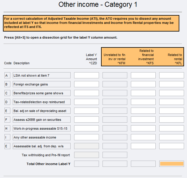 Tax withheld - lump sum payments in arrears worksheet (poi)