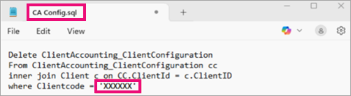 CA Config sql Notepad file.png