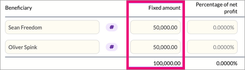 Income distributions to beneficiearies details with Fixed amount fields highlighted.png