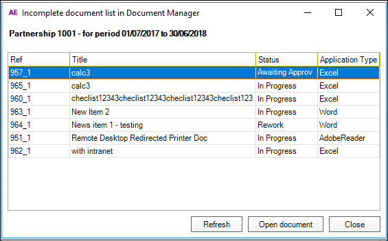 Incomplete document list in Document Manager.png