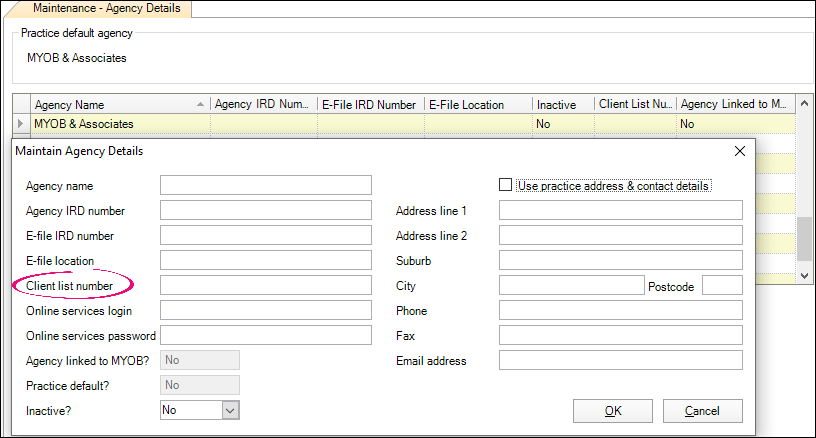 Maintenenace - Agency Details 1.png